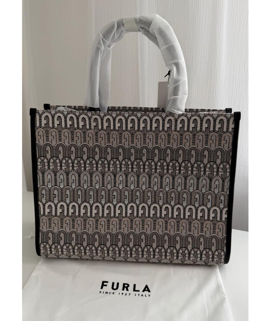 FURLA Серая сумка тоут, фото 7