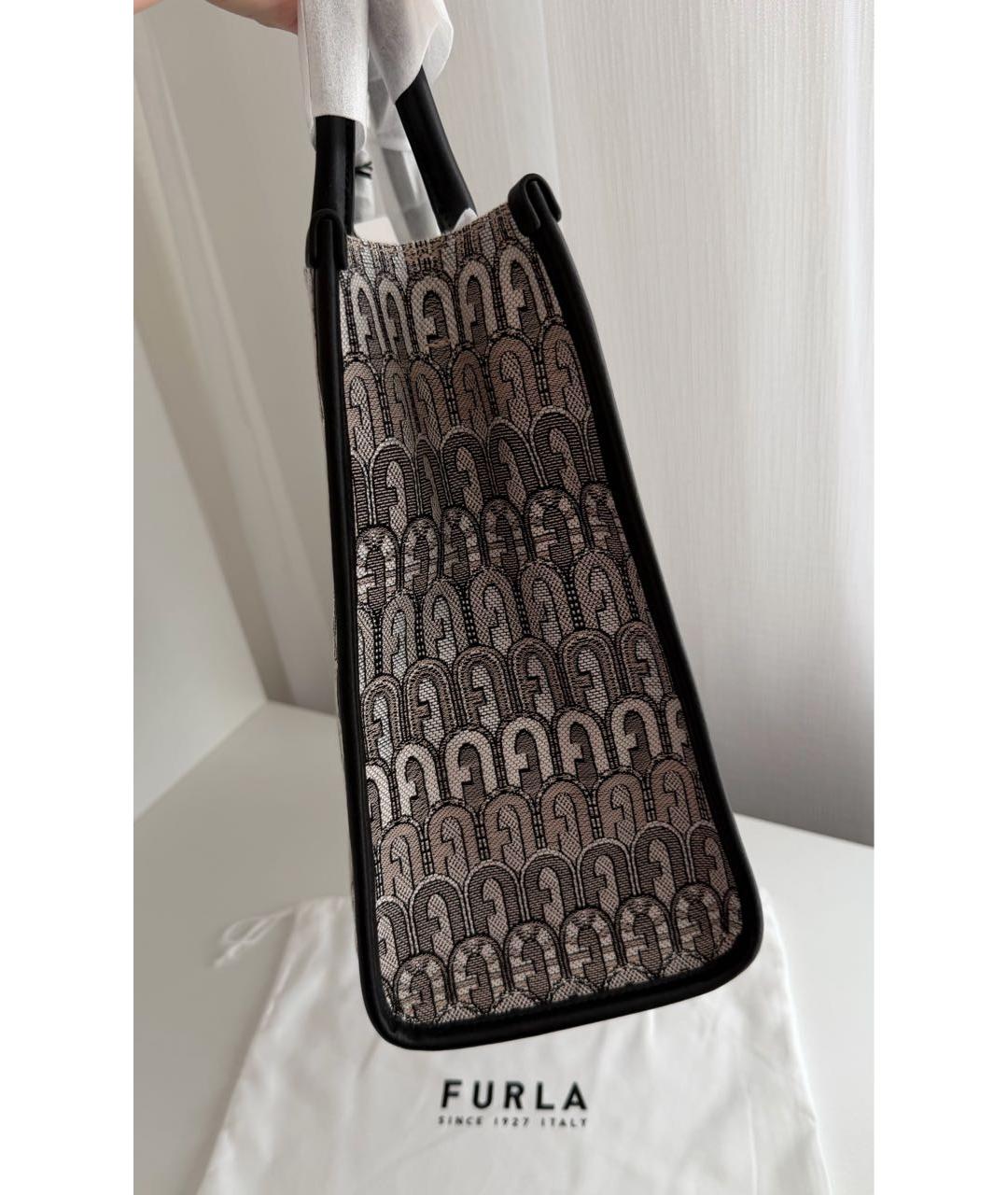 FURLA Серая сумка тоут, фото 3