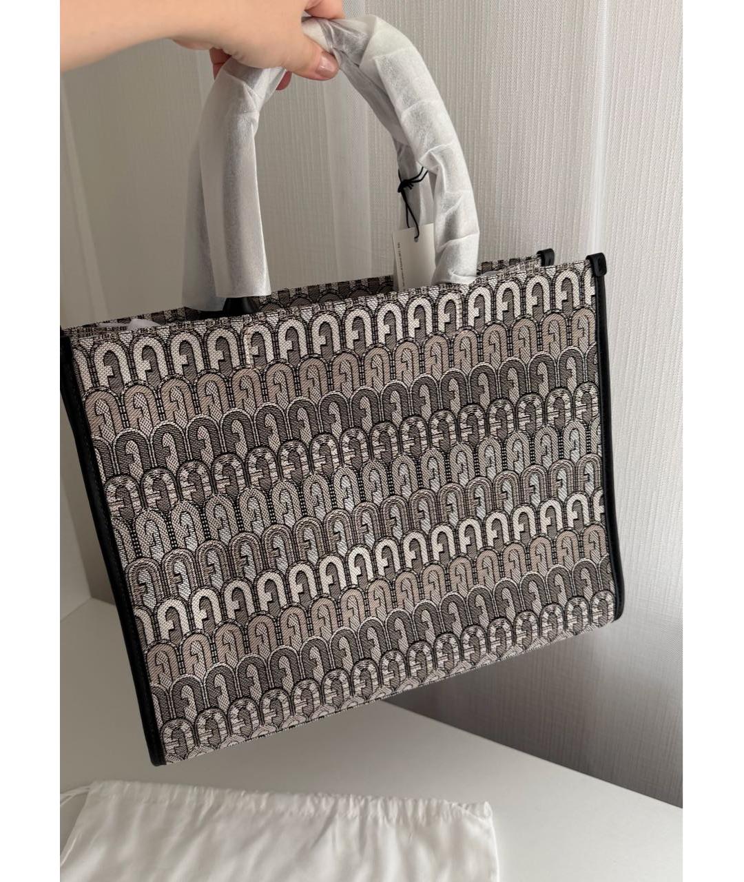 FURLA Серая сумка тоут, фото 2