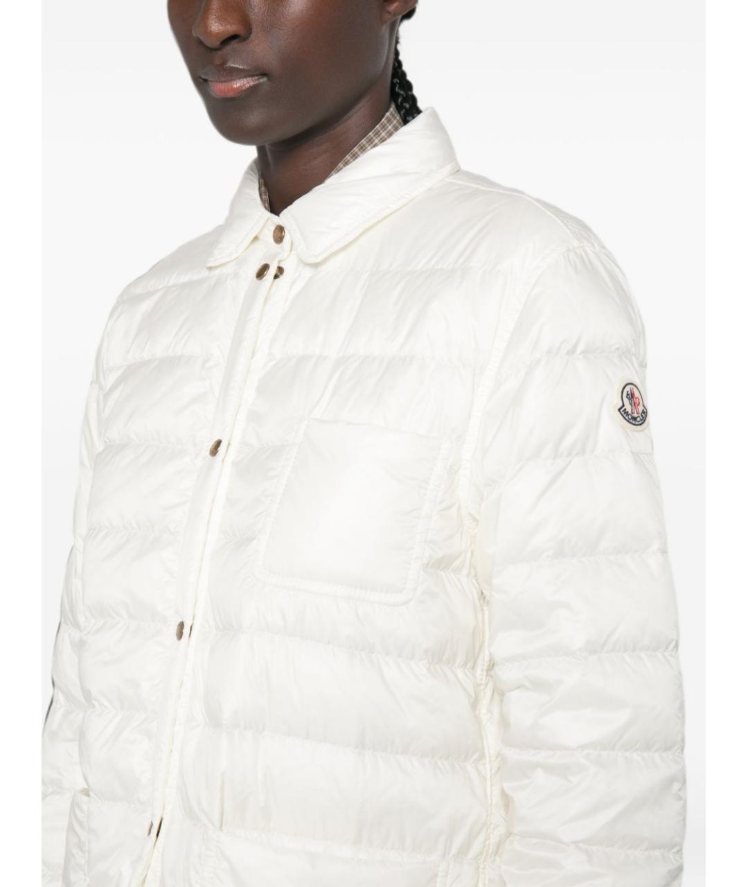 MONCLER Белая куртка, фото 2