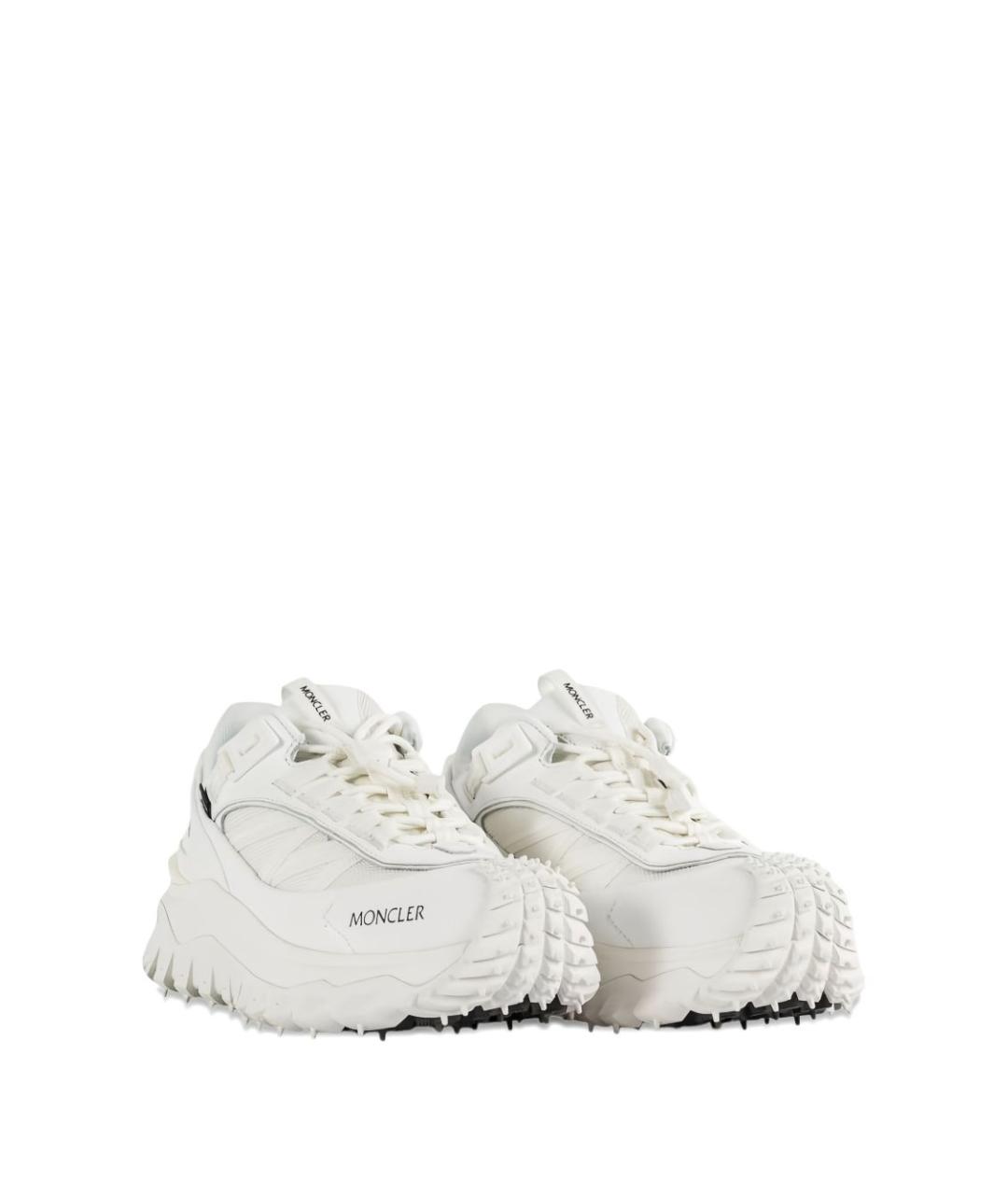 MONCLER Белые кроссовки, фото 2