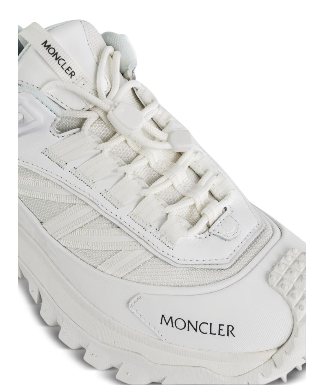 MONCLER Белые кроссовки, фото 3