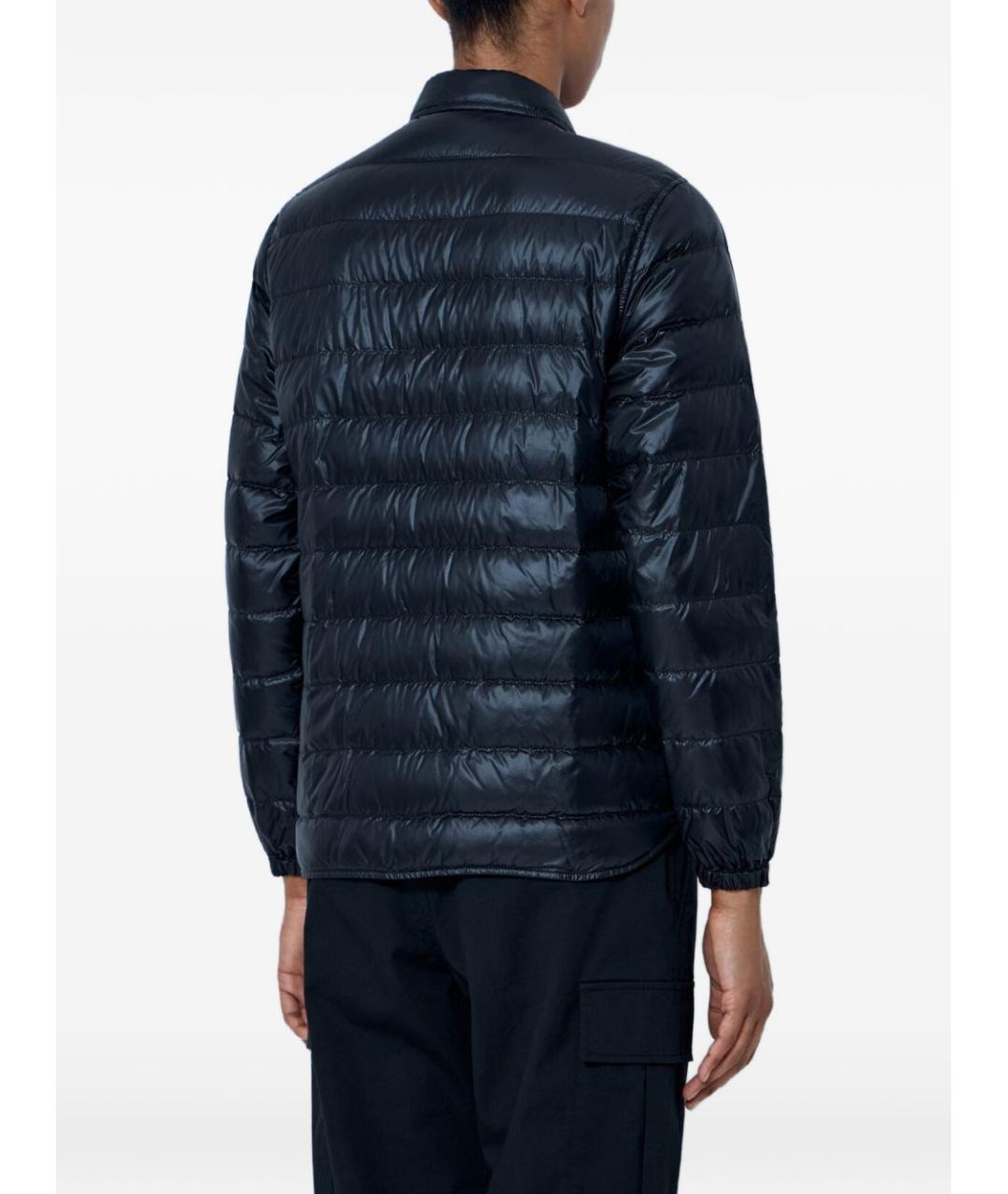MONCLER Черная полиамидовая куртка, фото 4