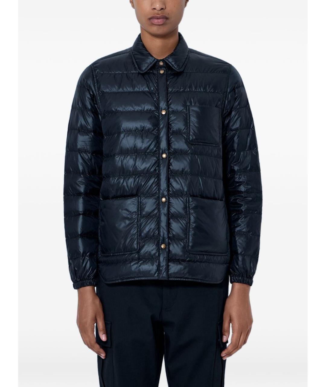 MONCLER Черная полиамидовая куртка, фото 1