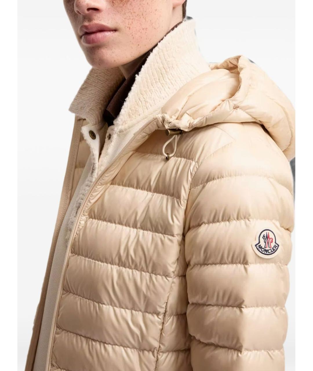 MONCLER Белая куртка, фото 4