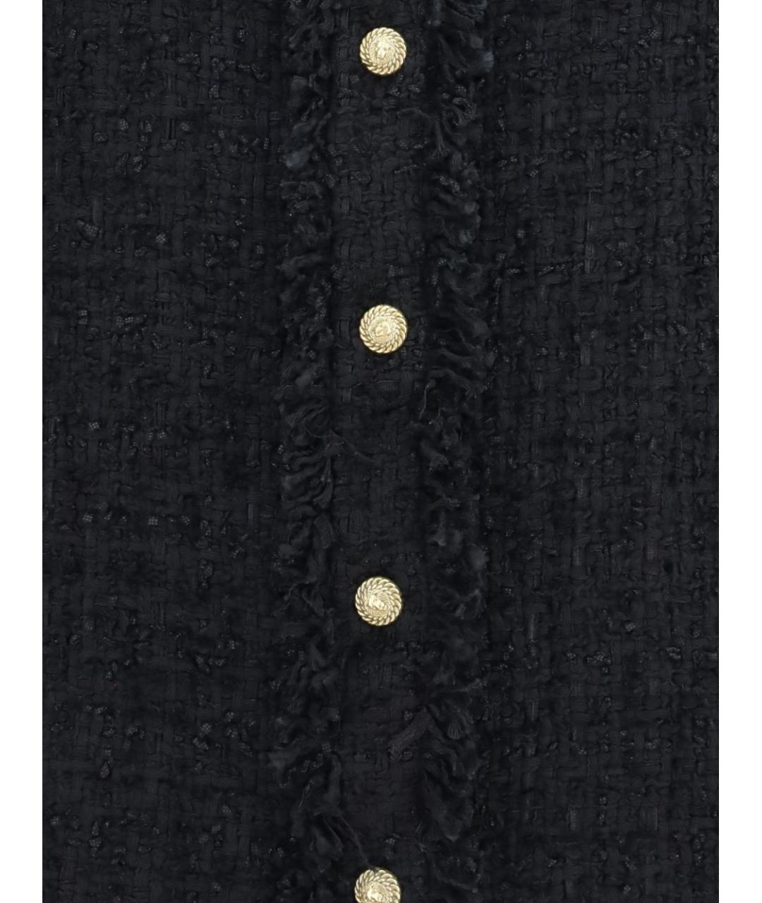 BALMAIN Черная хлопковая рубашка, фото 2