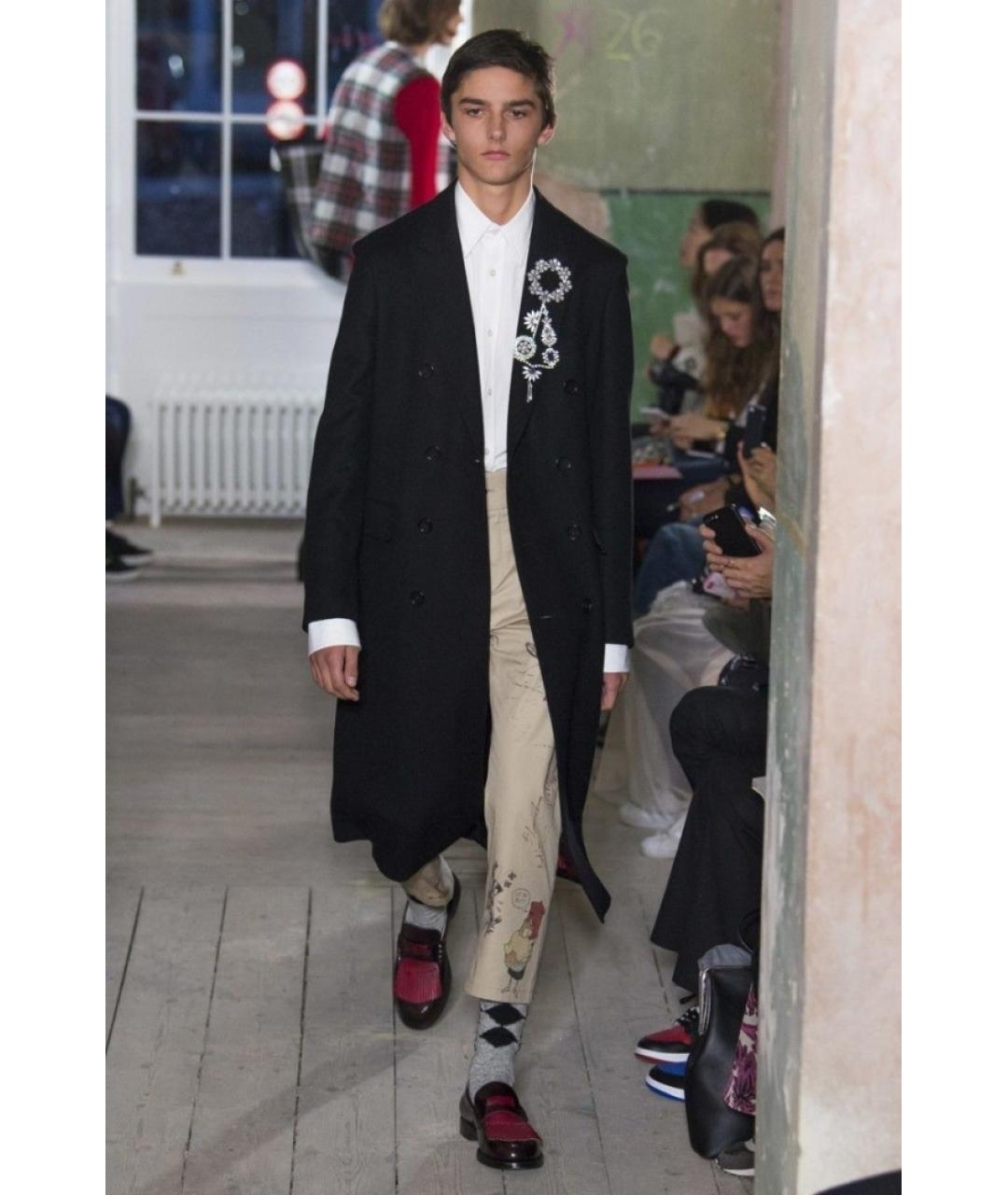 BURBERRY Бежевые хлопковые брюки чинос, фото 3