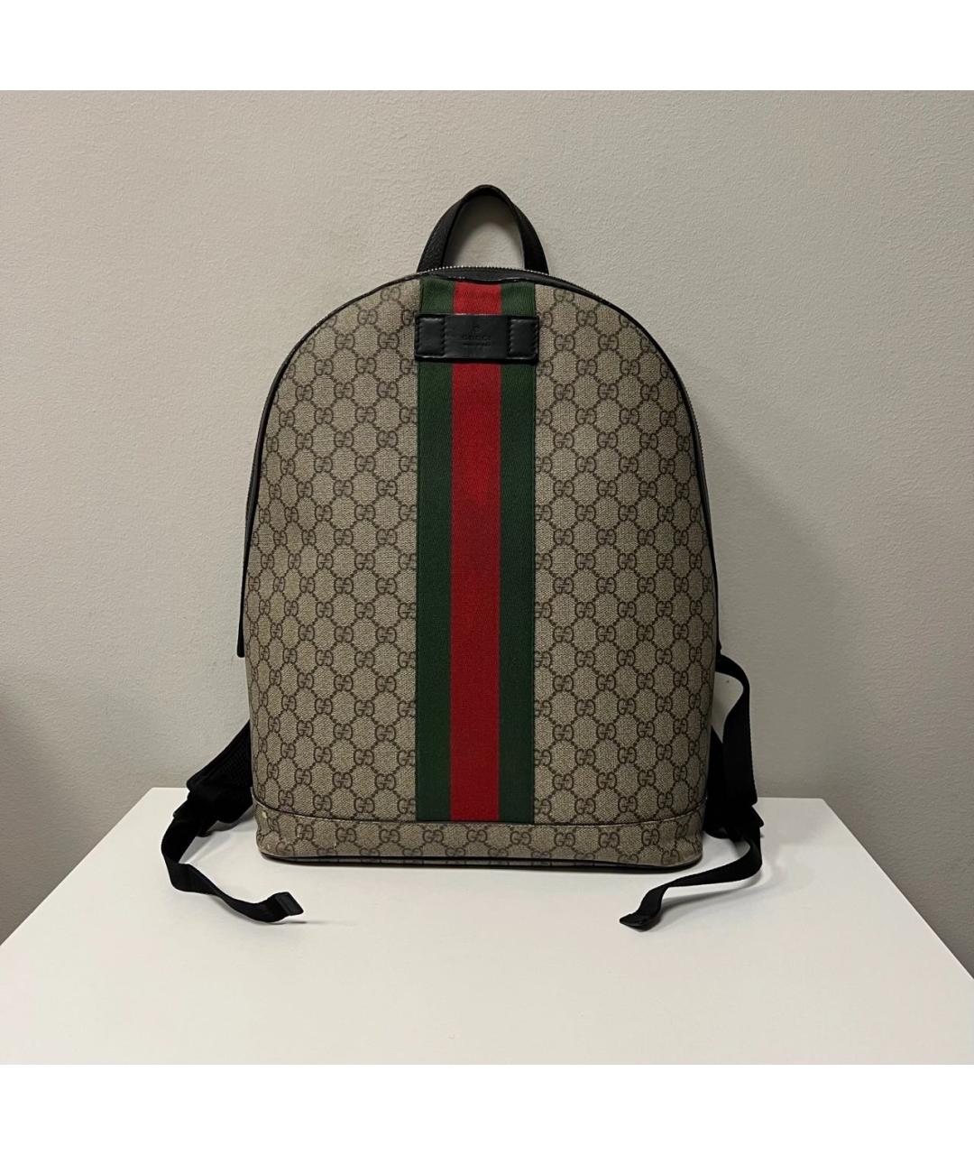 GUCCI Бежевый рюкзак, фото 9