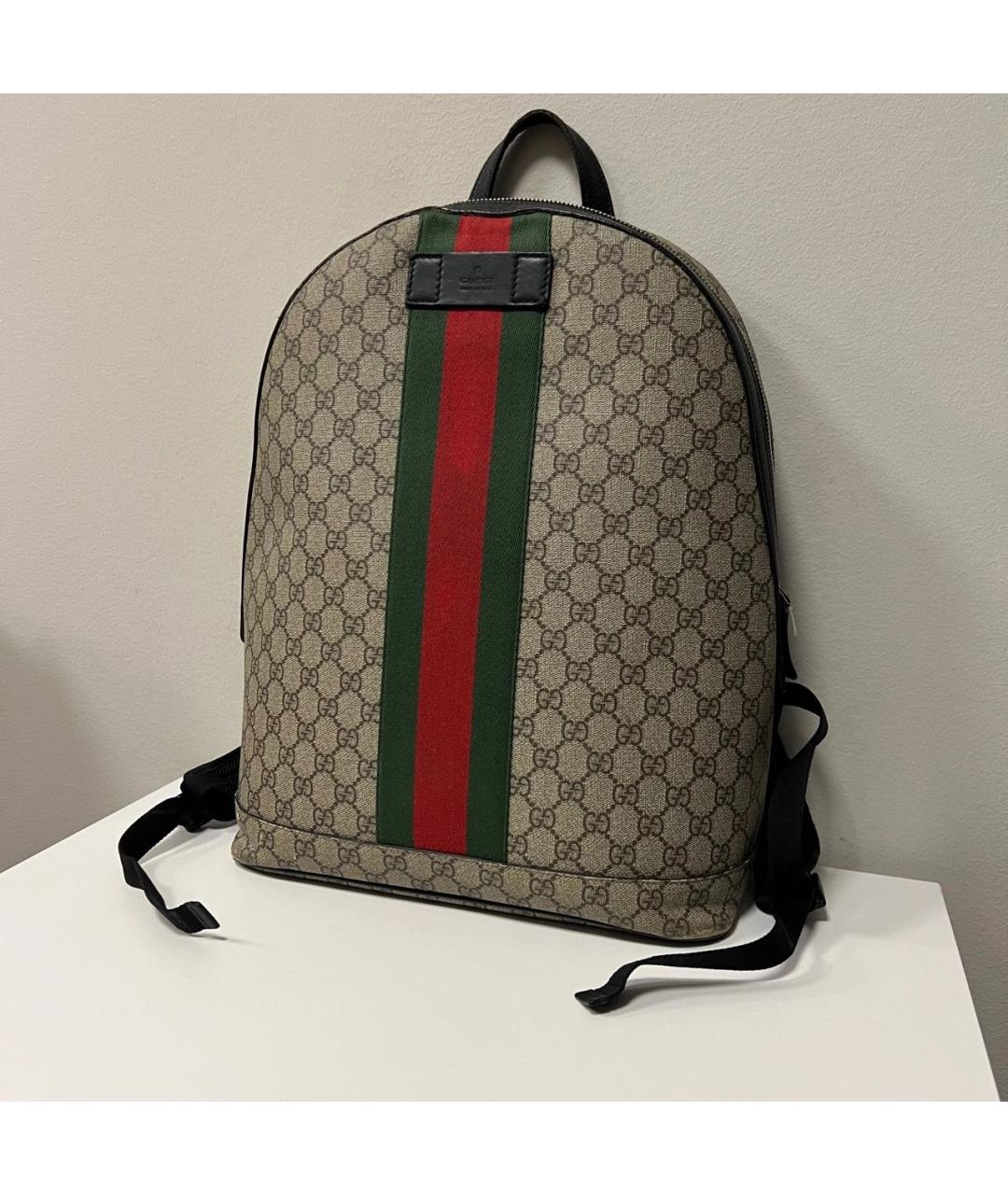 GUCCI Бежевый рюкзак, фото 2