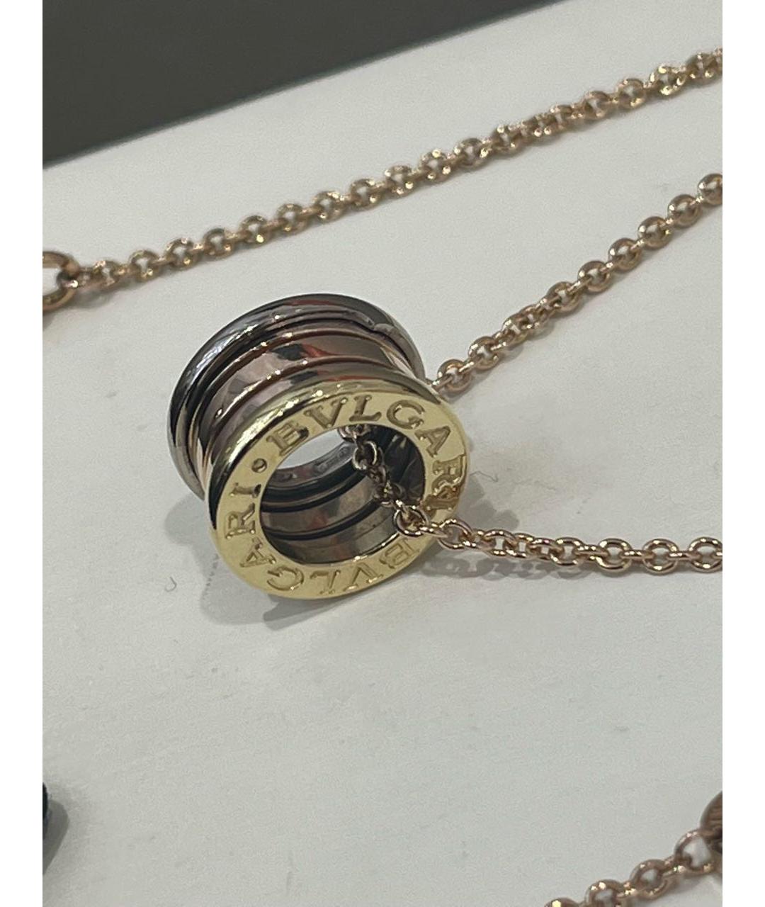 BVLGARI Золотая подвеска из белого золота, фото 3