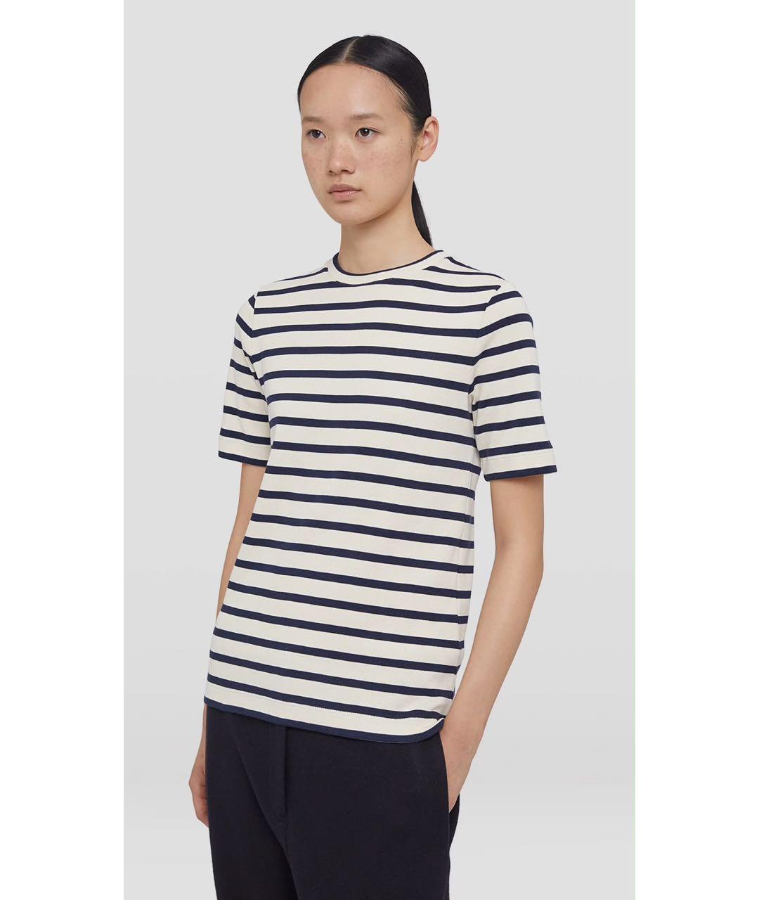 JIL SANDER Синяя хлопковая футболка, фото 7