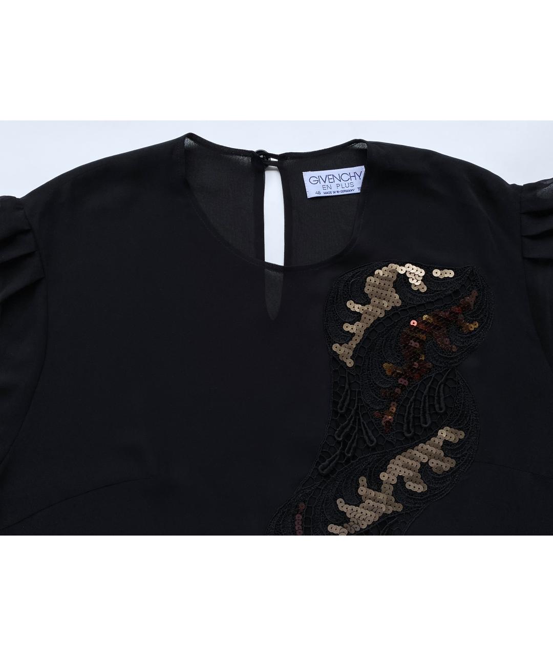 GIVENCHY Черная полиэстеровая блузы, фото 3