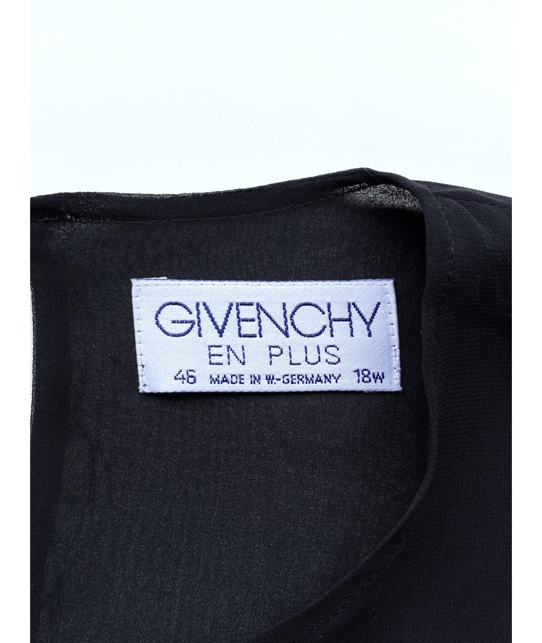 GIVENCHY Черная полиэстеровая блузы, фото 8