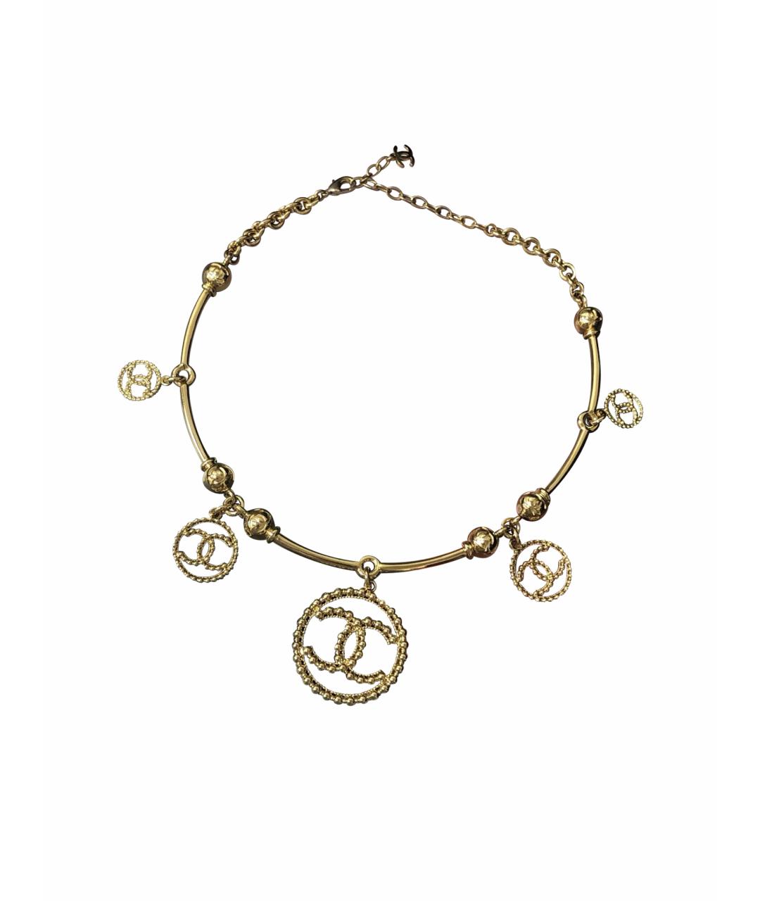 CHANEL Золотое колье, фото 1