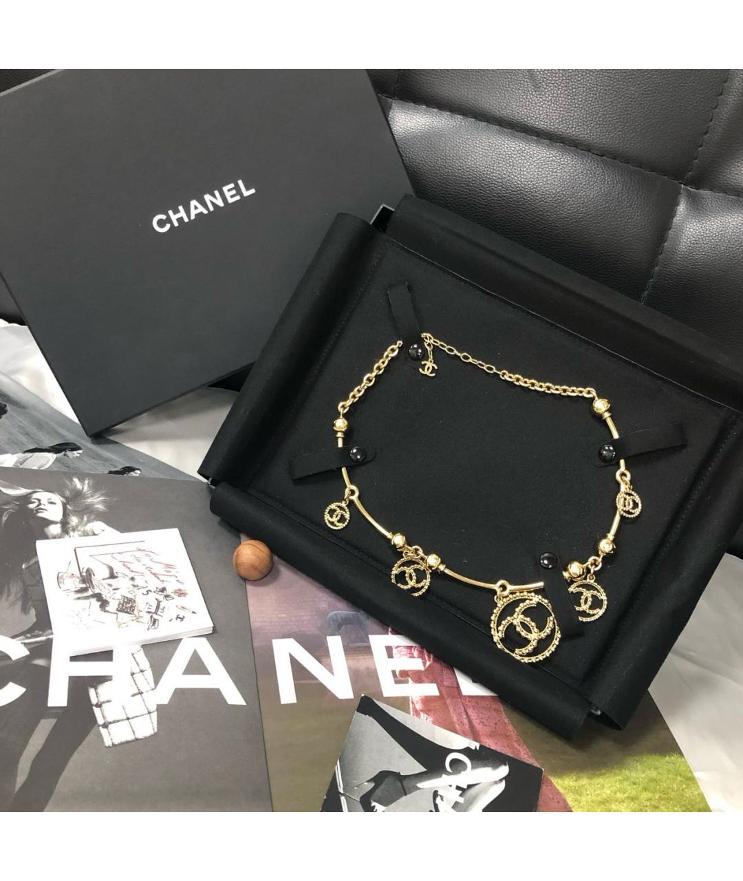 CHANEL Золотое колье, фото 2