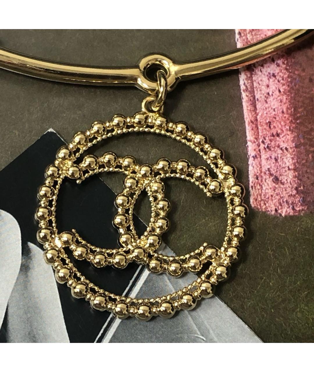 CHANEL Золотое колье, фото 3