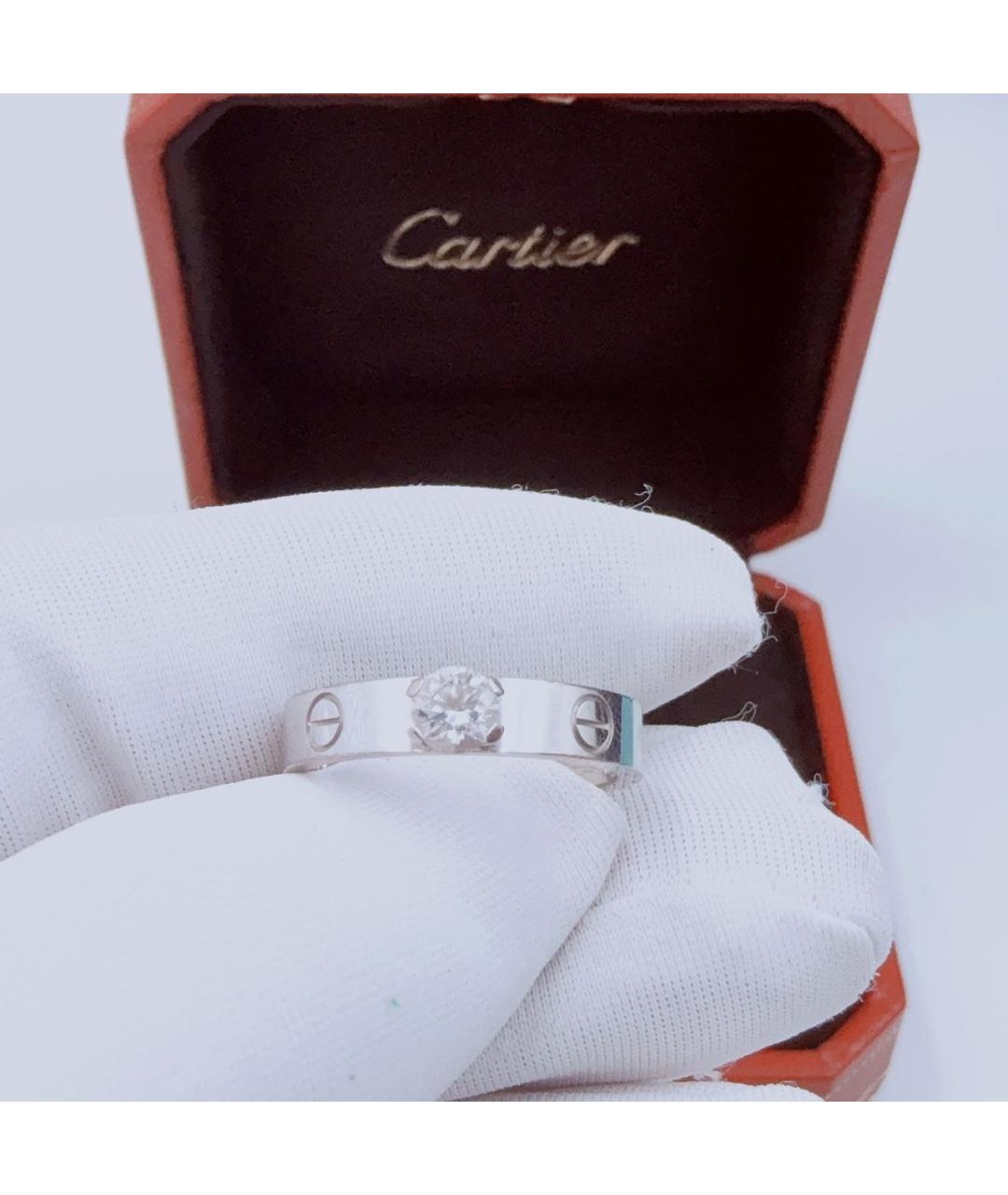 CARTIER Серебряное кольцо из белого золота, фото 2
