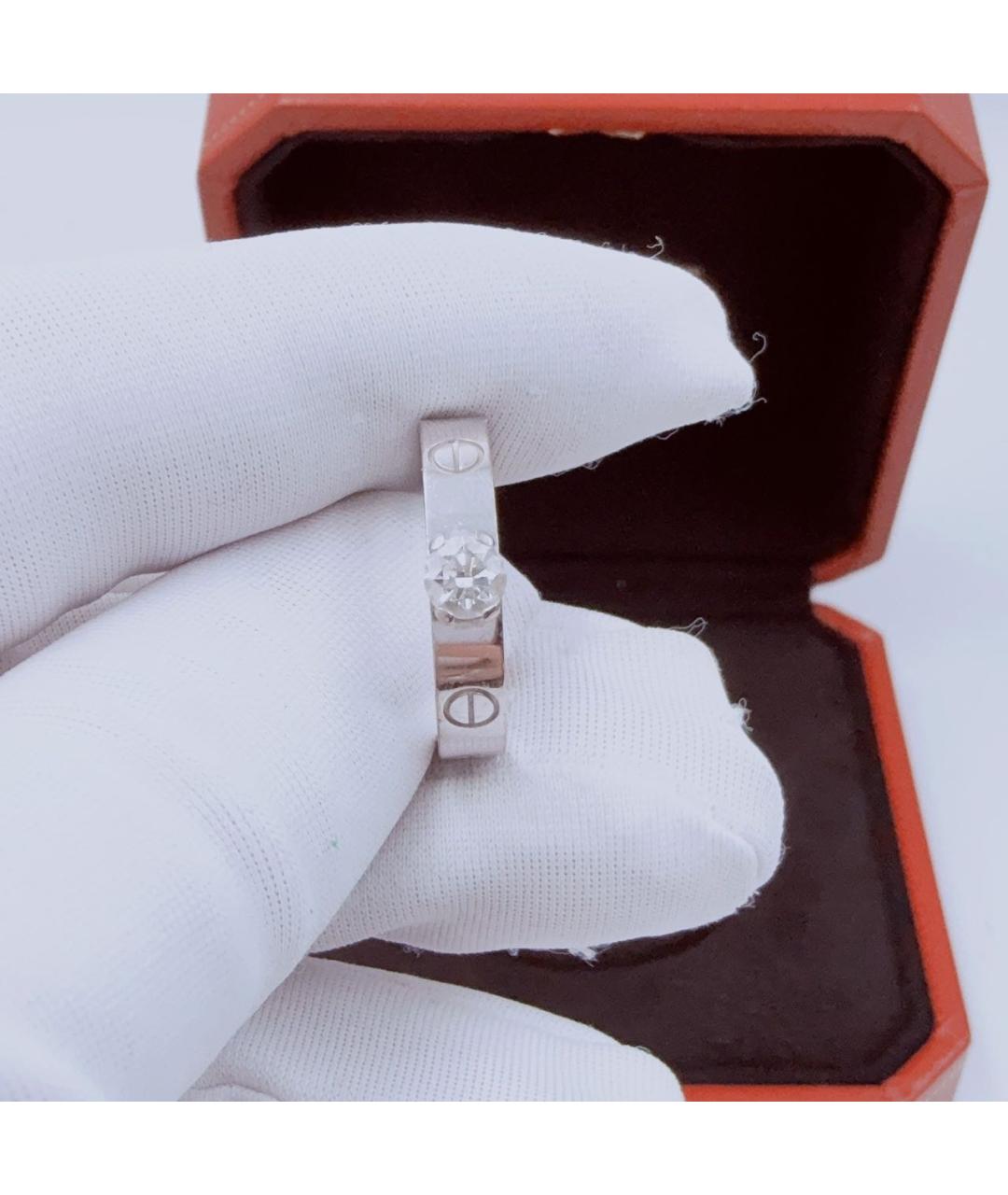 CARTIER Серебряное кольцо из белого золота, фото 3