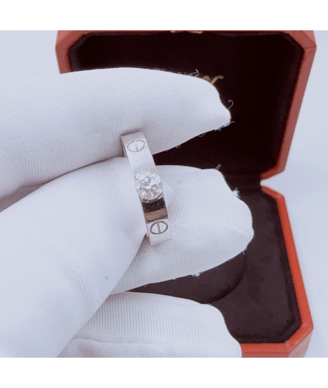 CARTIER Серебряное кольцо из белого золота, фото 5