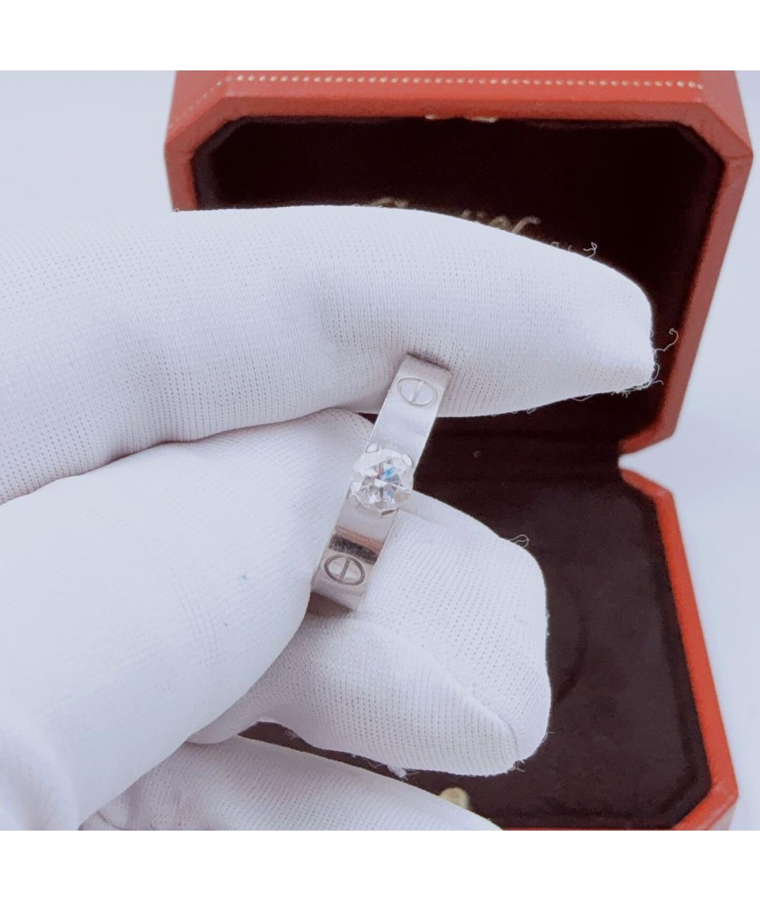 CARTIER Серебряное кольцо из белого золота, фото 4