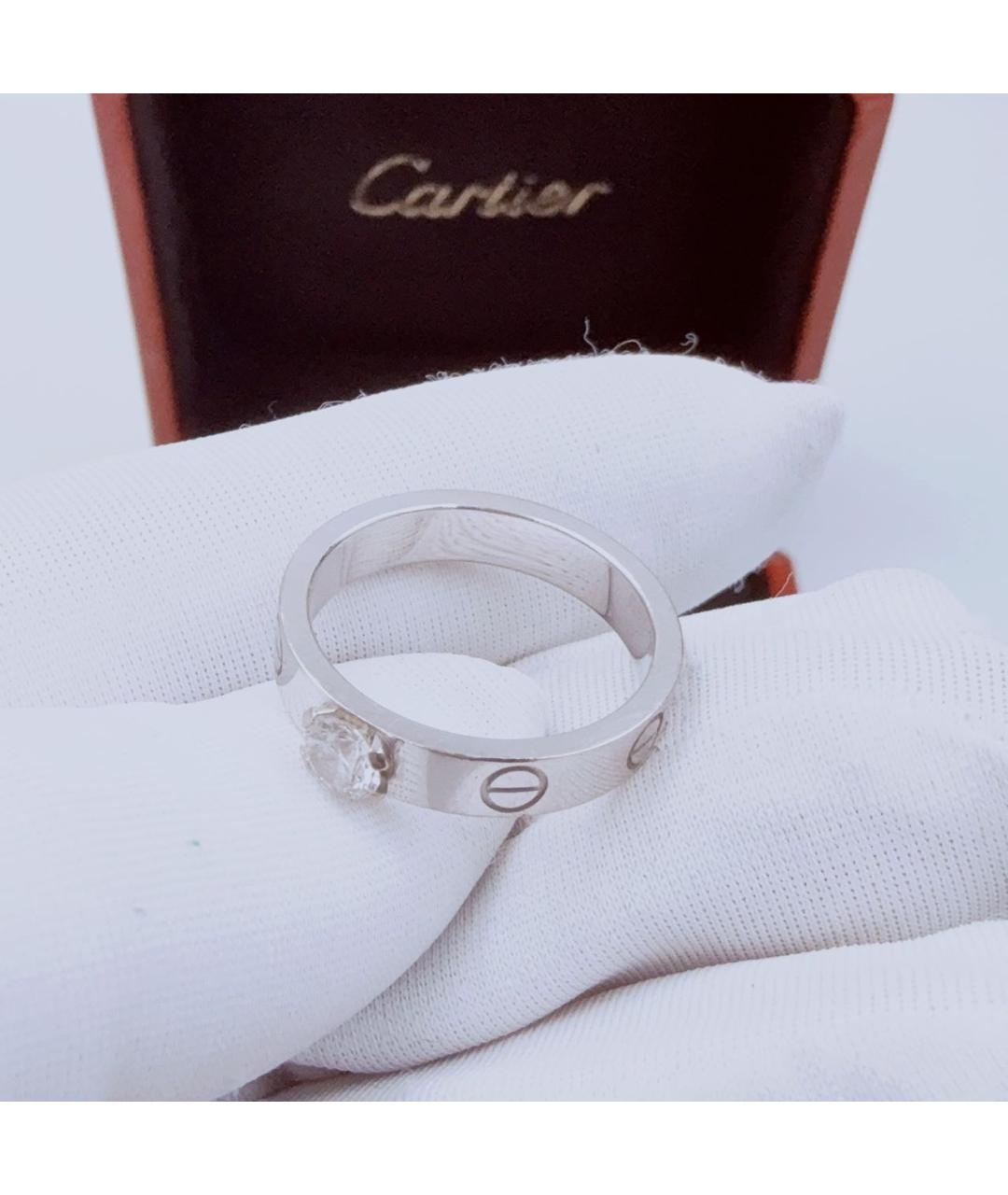 CARTIER Серебряное кольцо из белого золота, фото 6