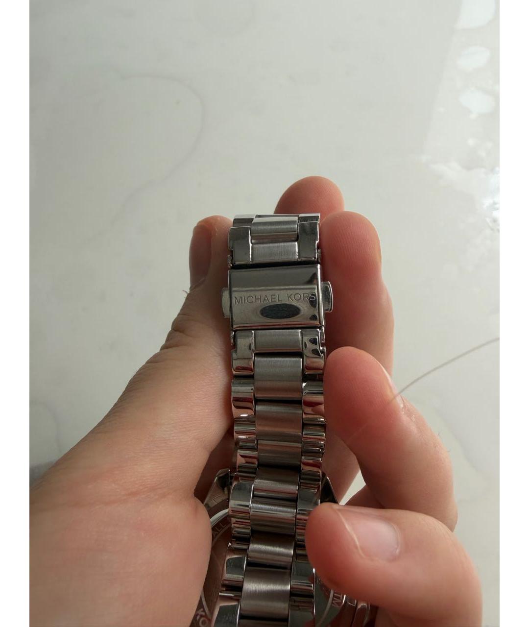 MICHAEL KORS Серебряные серебряные часы, фото 3