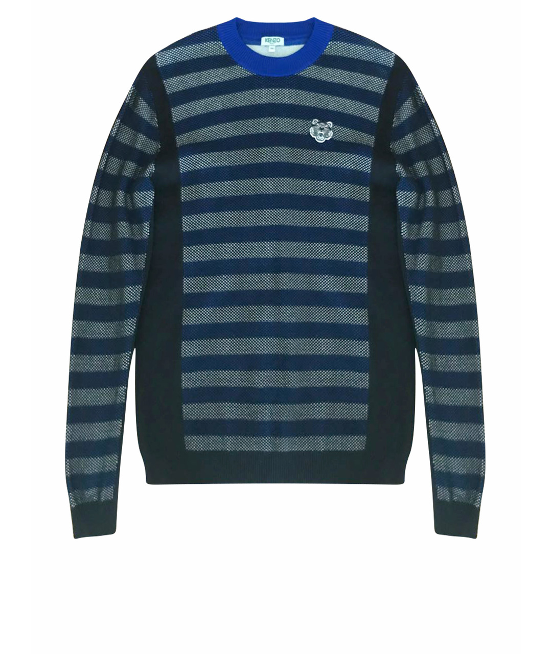 KENZO Темно-синий хлопковый джемпер / свитер, фото 1