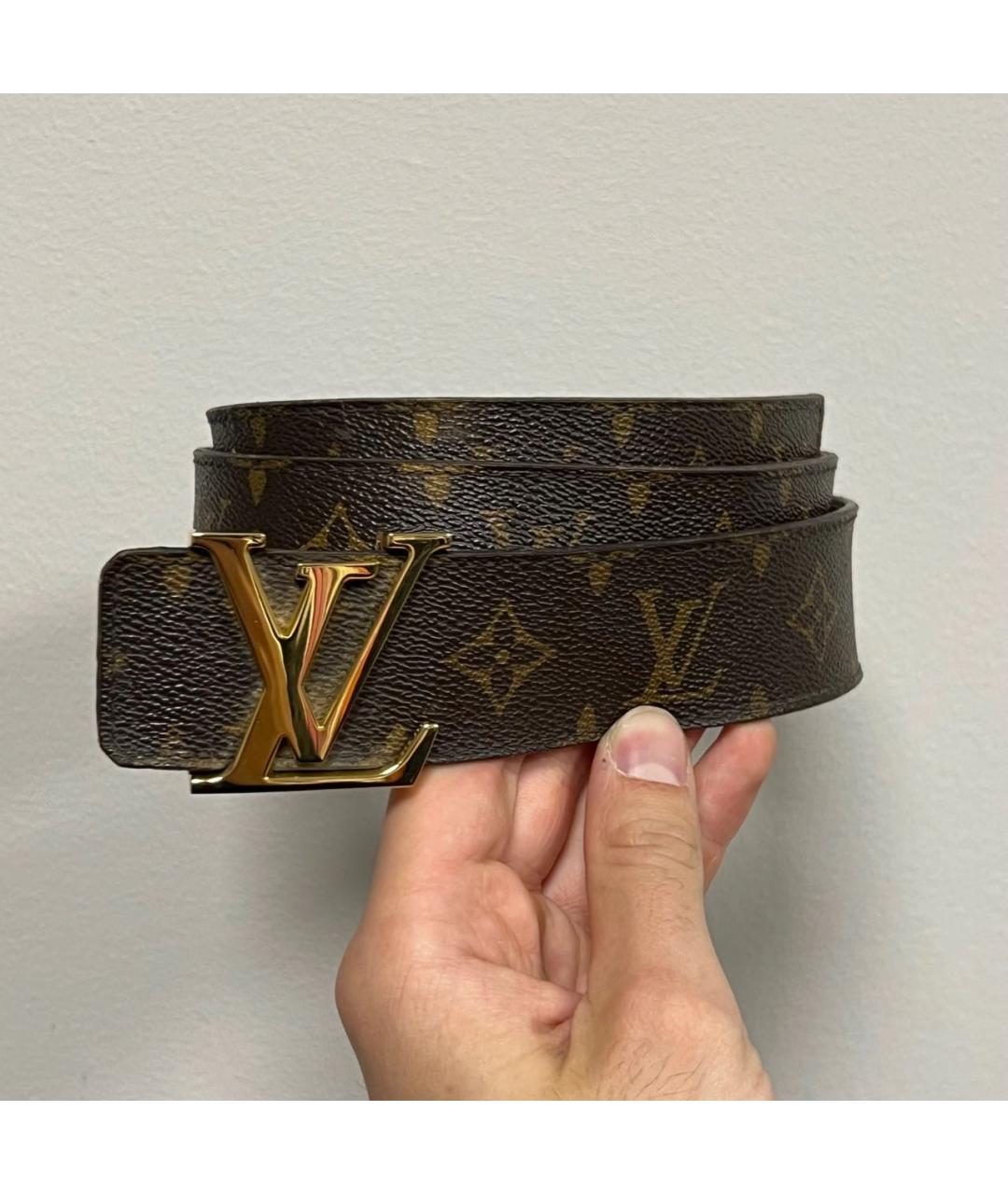 LOUIS VUITTON Коричневый ремень, фото 4