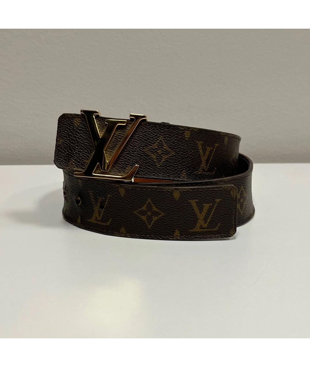 LOUIS VUITTON Коричневый ремень, фото 2