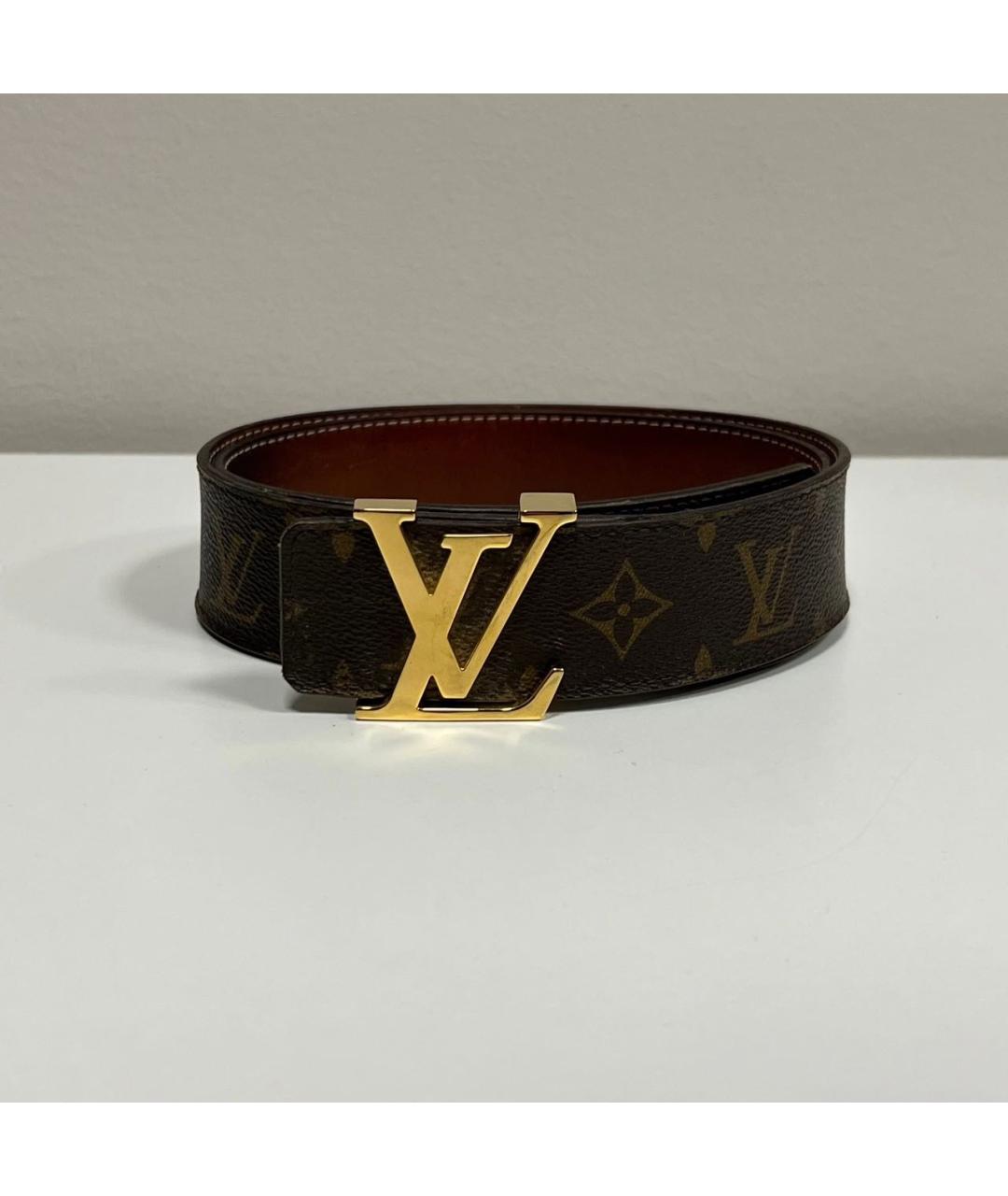 LOUIS VUITTON Коричневый ремень, фото 7