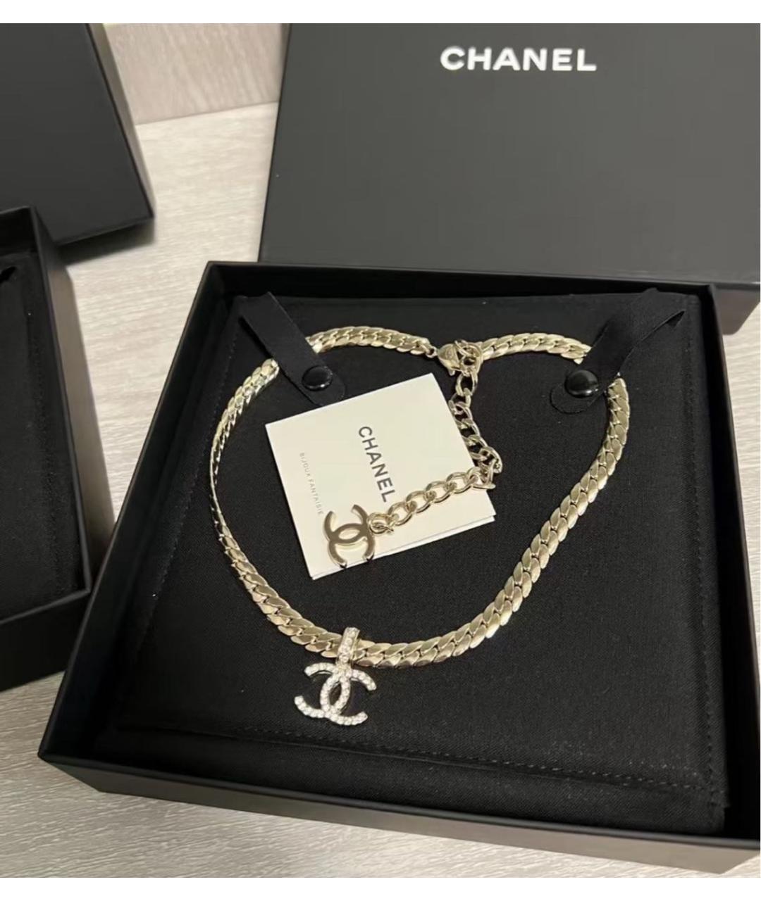 CHANEL Золотое колье, фото 2
