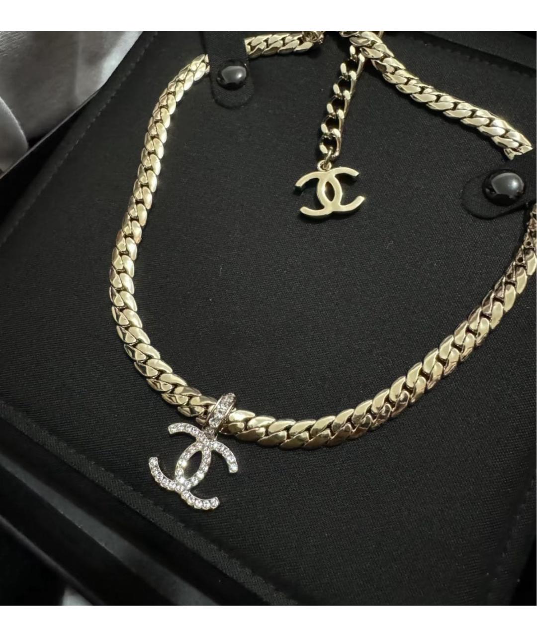 CHANEL Золотое колье, фото 3