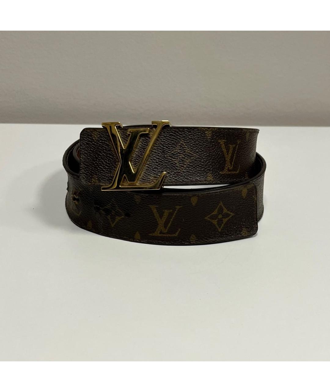 LOUIS VUITTON Коричневый ремень, фото 2