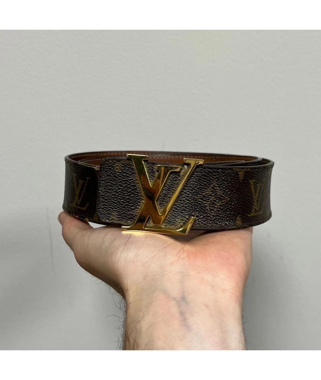LOUIS VUITTON Коричневый ремень, фото 3
