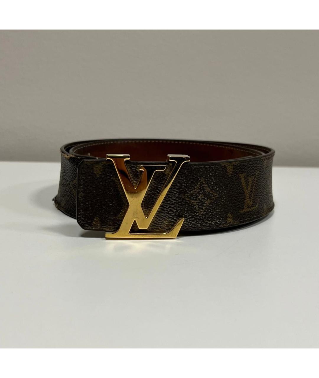 LOUIS VUITTON Коричневый ремень, фото 7