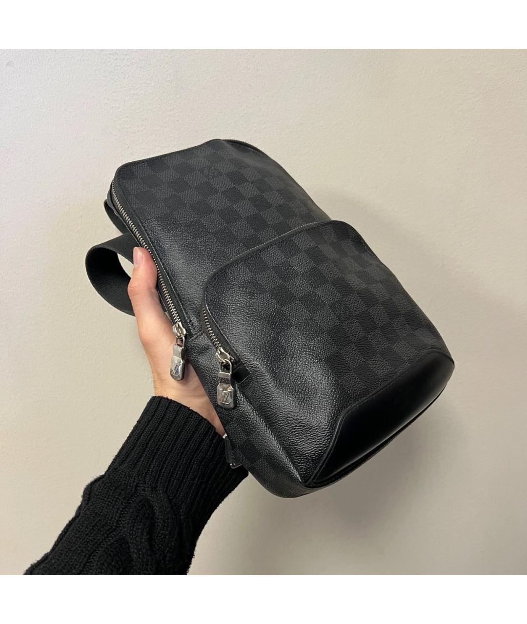 LOUIS VUITTON Черная сумка на плечо, фото 3