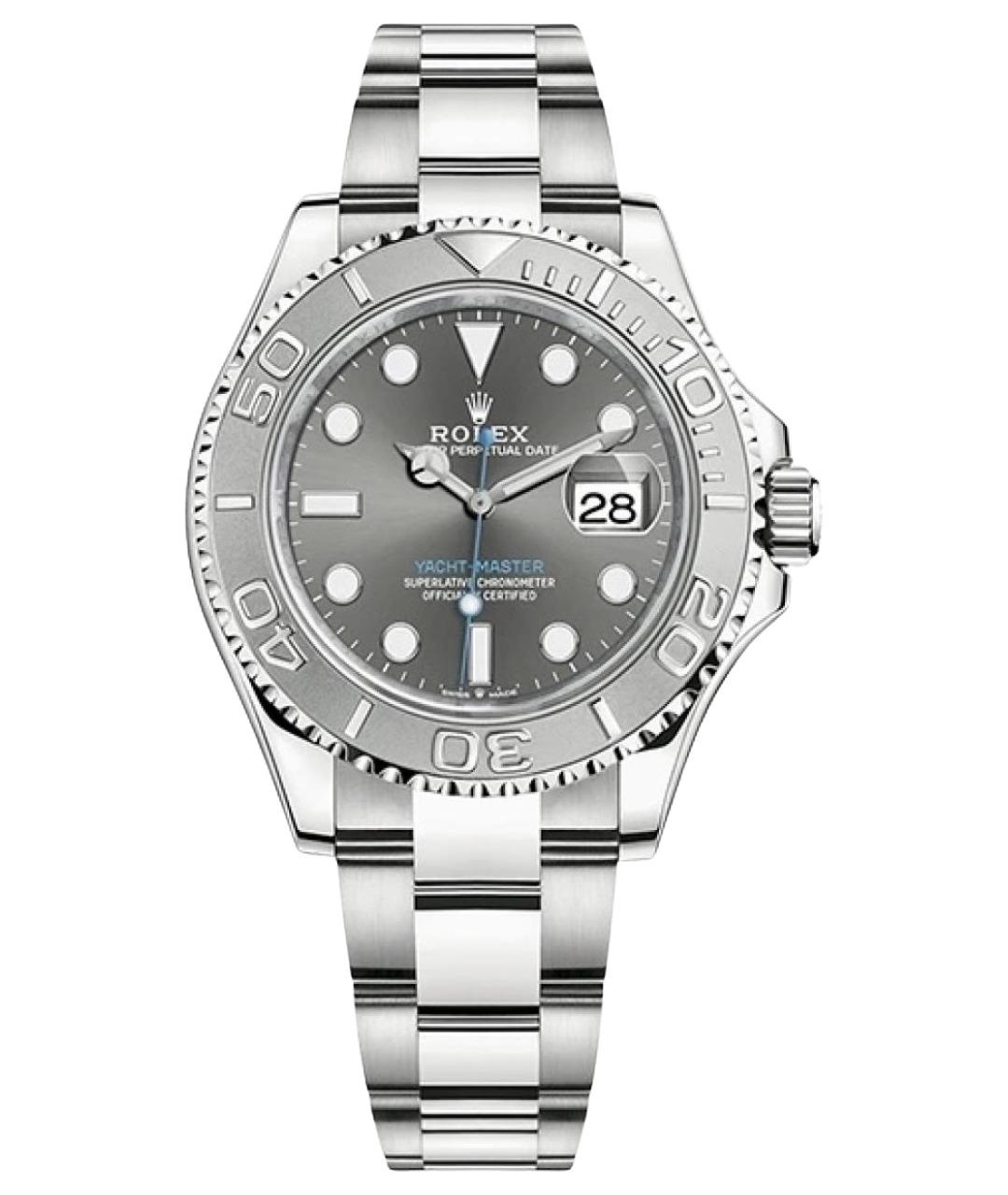 ROLEX Серые металлические часы, фото 1