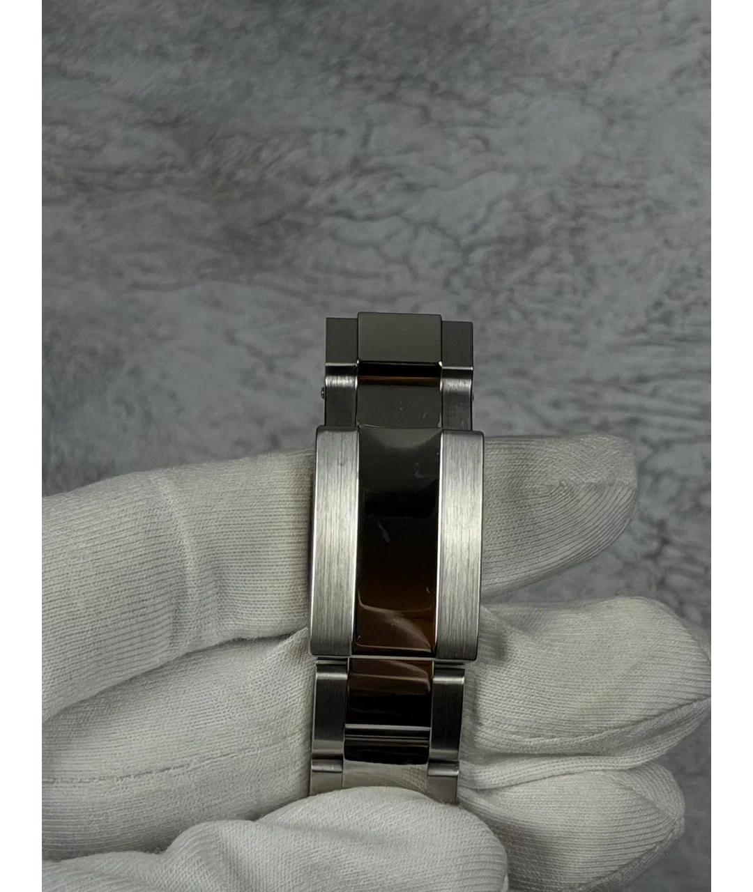 ROLEX Серые металлические часы, фото 7