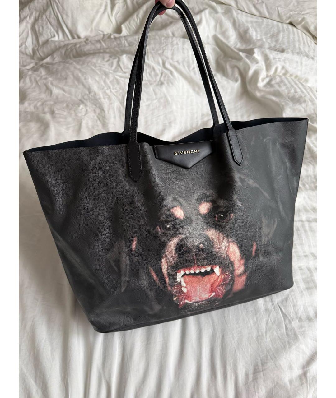 GIVENCHY Черная сумка тоут, фото 9