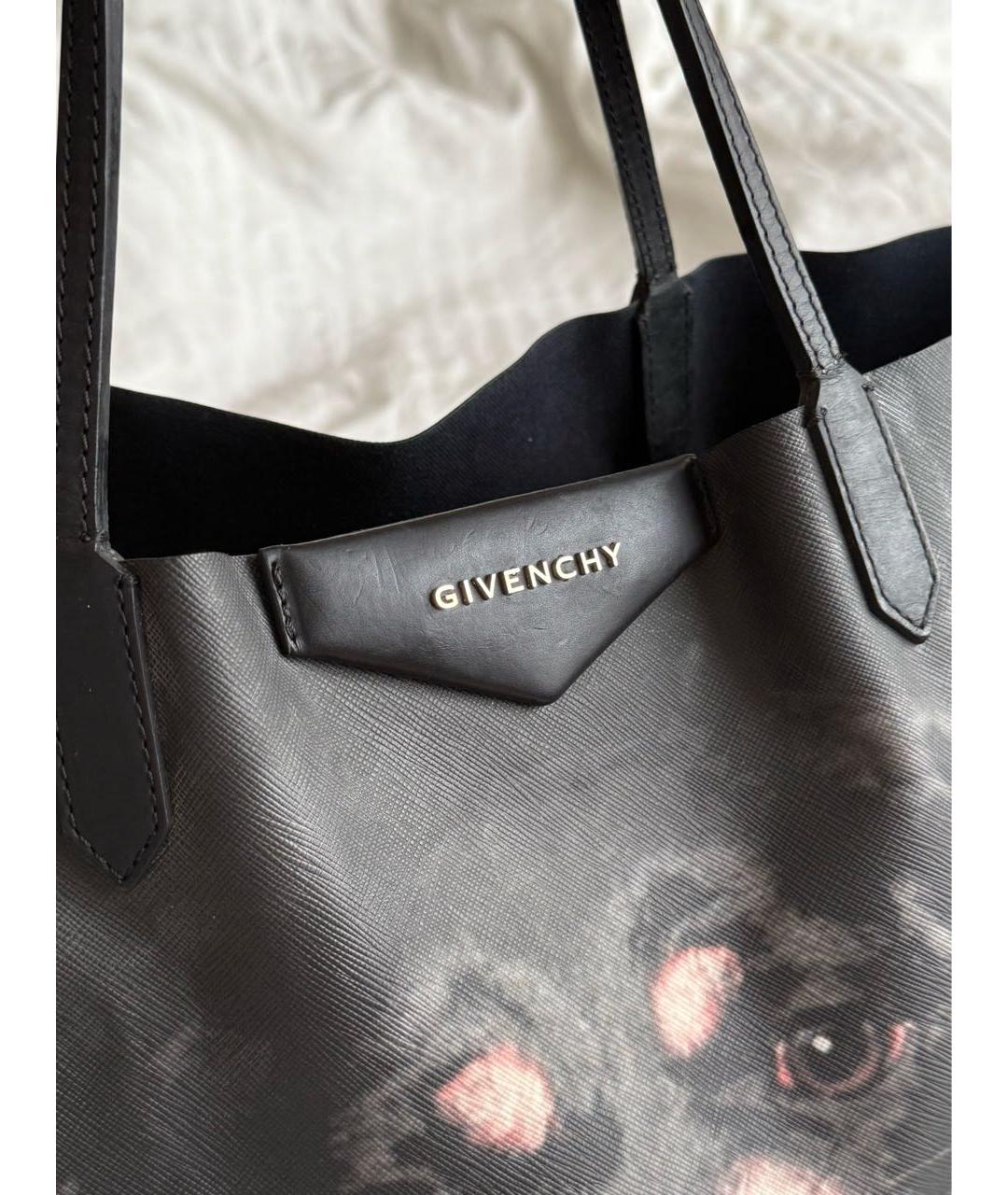 GIVENCHY Черная сумка тоут, фото 3