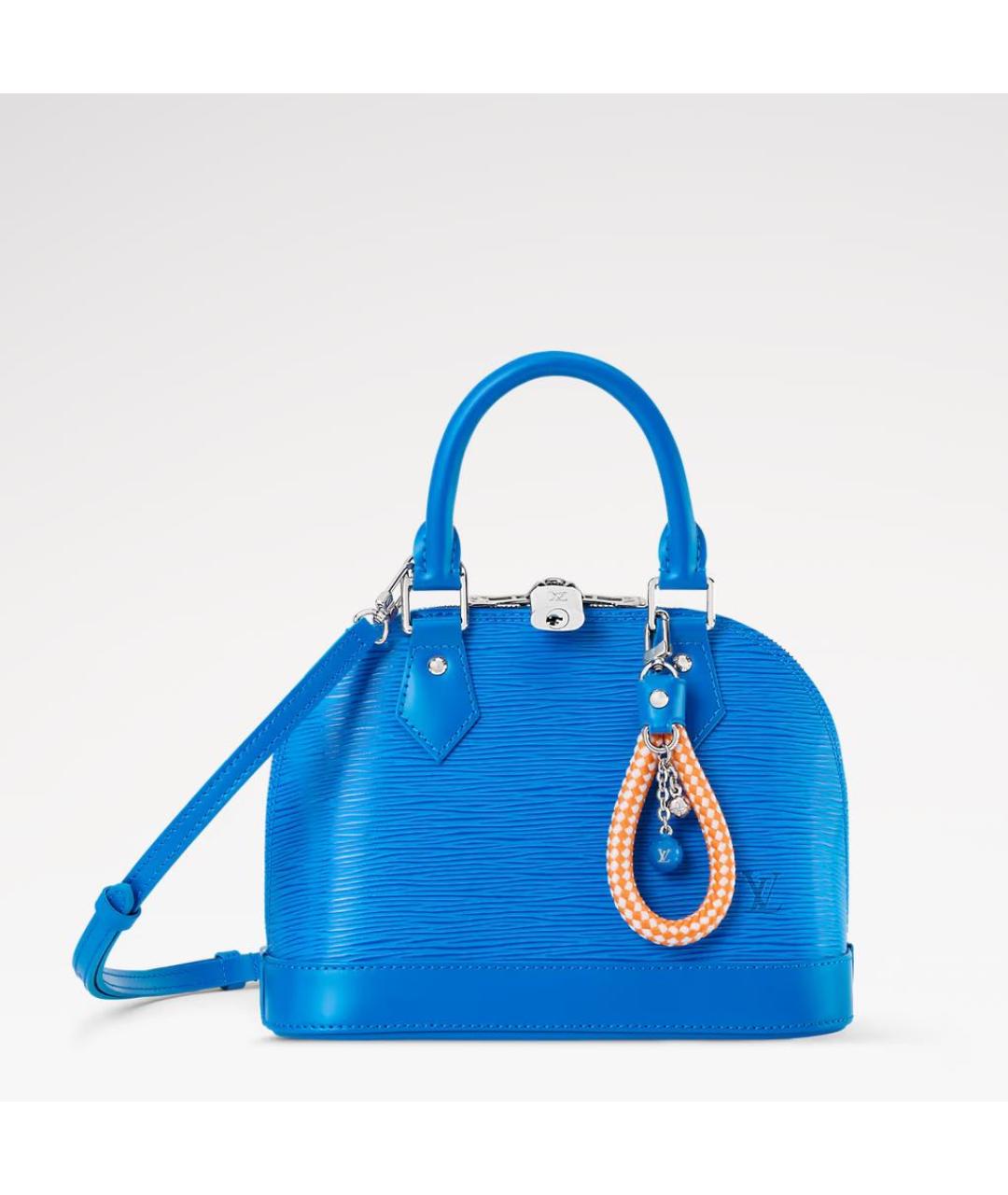 LOUIS VUITTON Синяя сумка с короткими ручками, фото 2