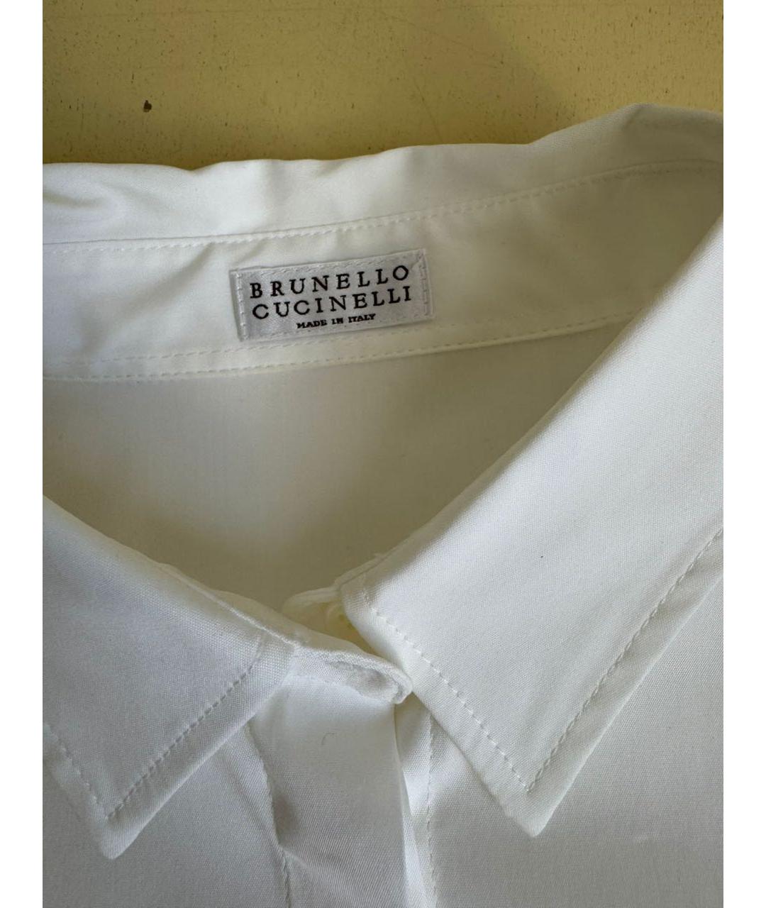 BRUNELLO CUCINELLI Белая рубашка, фото 6