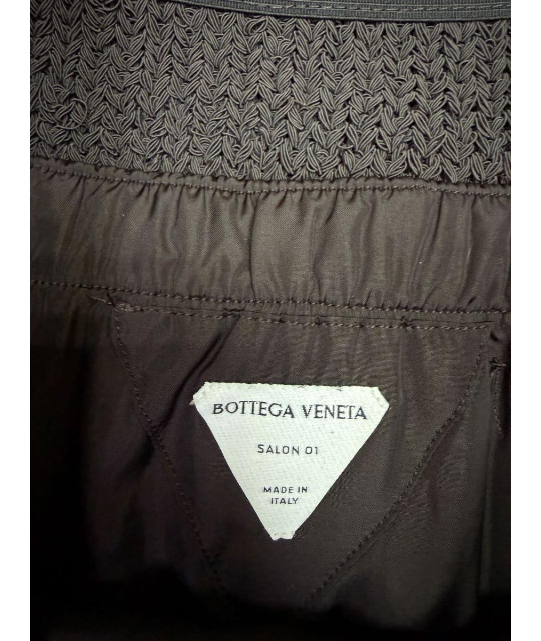 BOTTEGA VENETA Черная юбка мини, фото 3