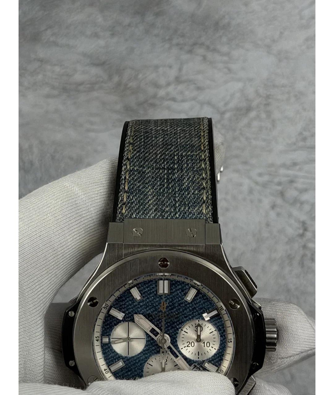 HUBLOT Синие металлические часы, фото 6