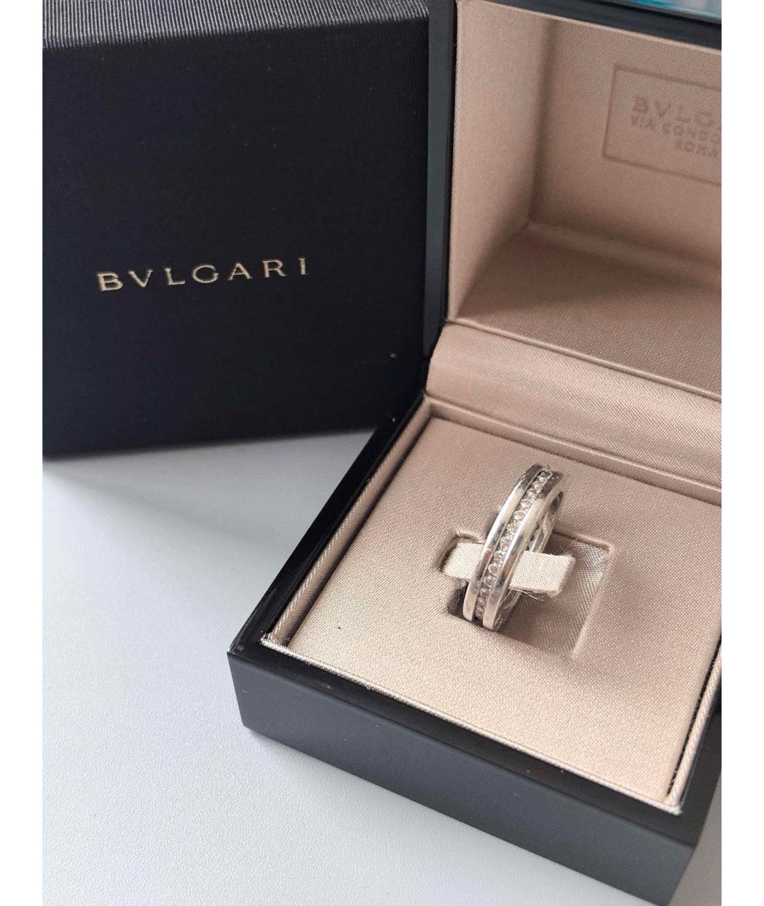 BVLGARI Серебряное кольцо из белого золота, фото 4