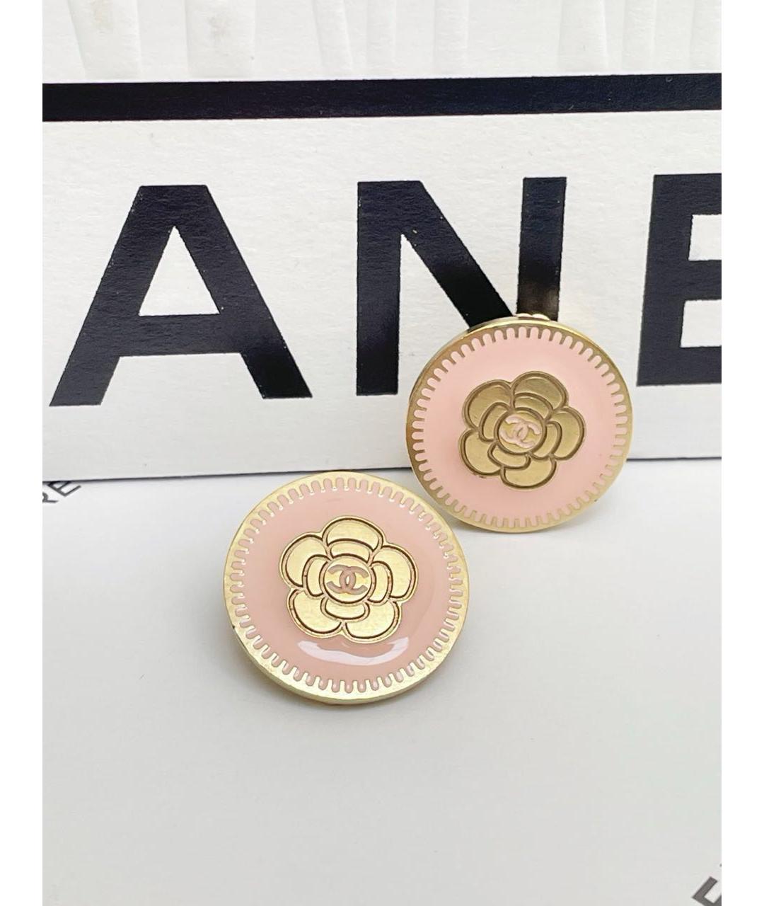 CHANEL Коралловые серьги, фото 2