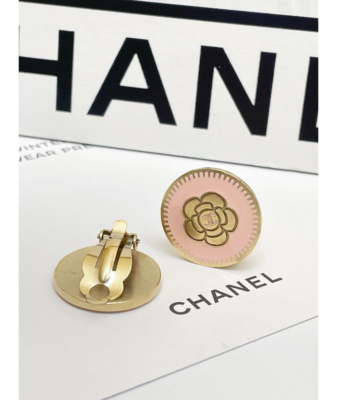 CHANEL Коралловые серьги, фото 4