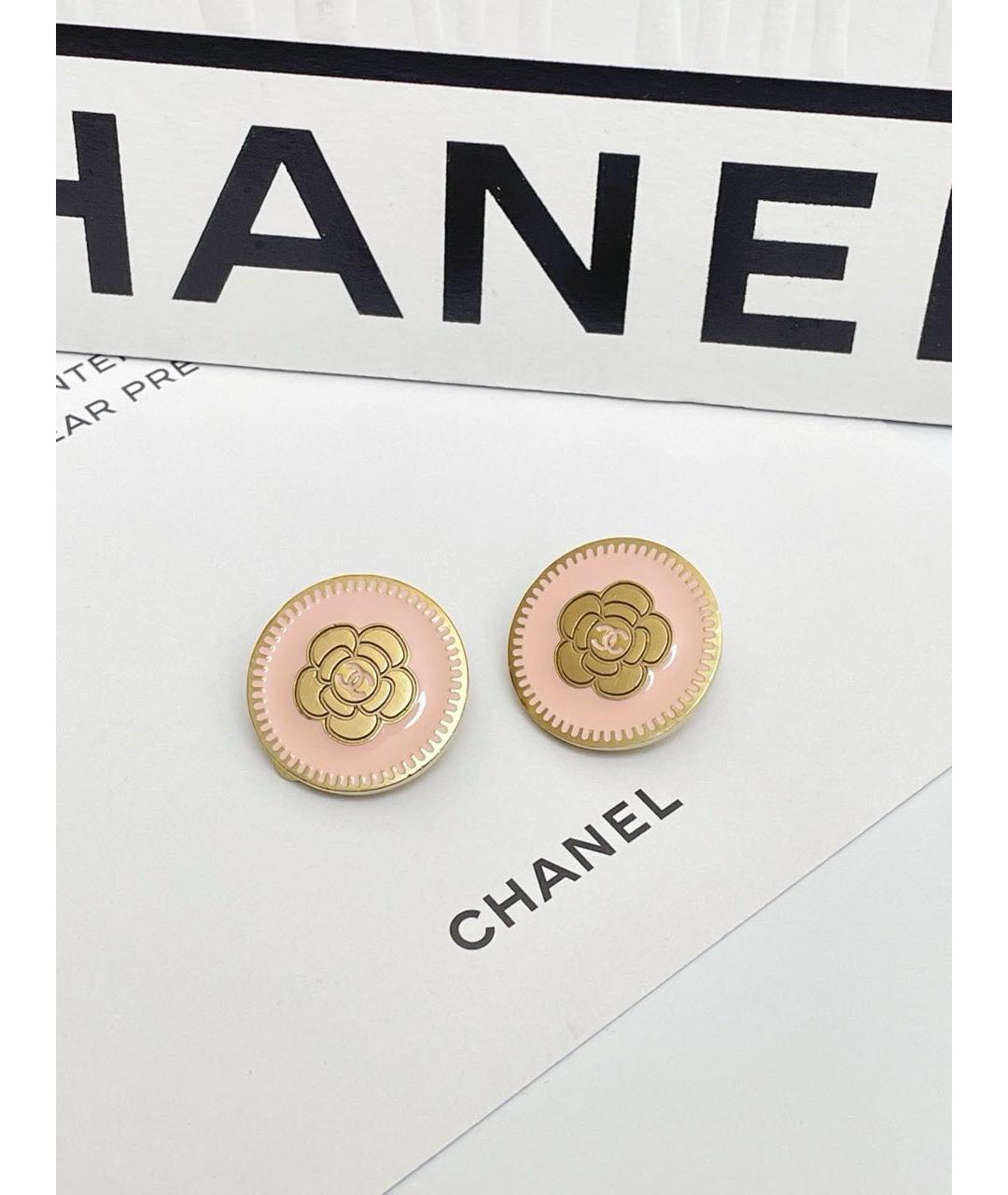 CHANEL Коралловые серьги, фото 5