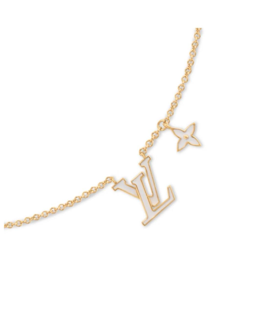 LOUIS VUITTON Золотое колье, фото 4