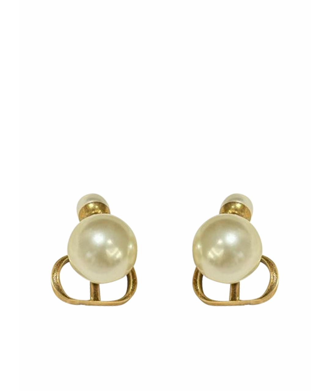 CHRISTIAN DIOR Золотые серьги, фото 1